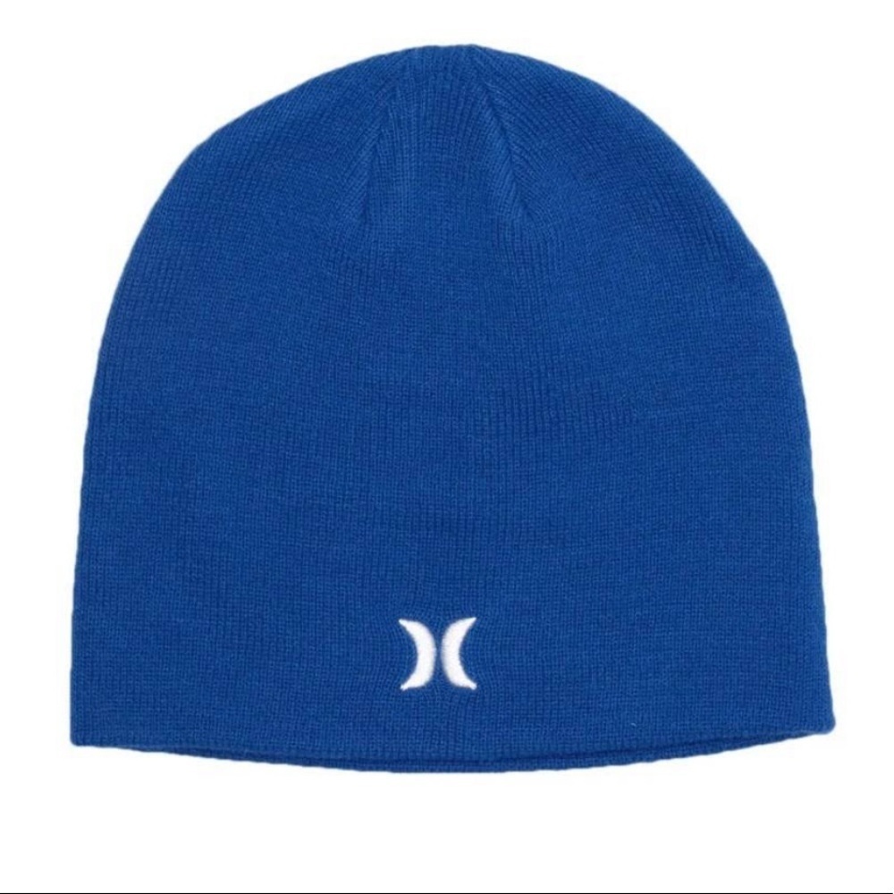 New Hurley Icon Staples Beanie in blue